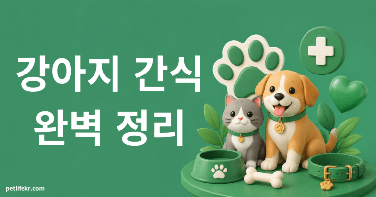강아지 간식
