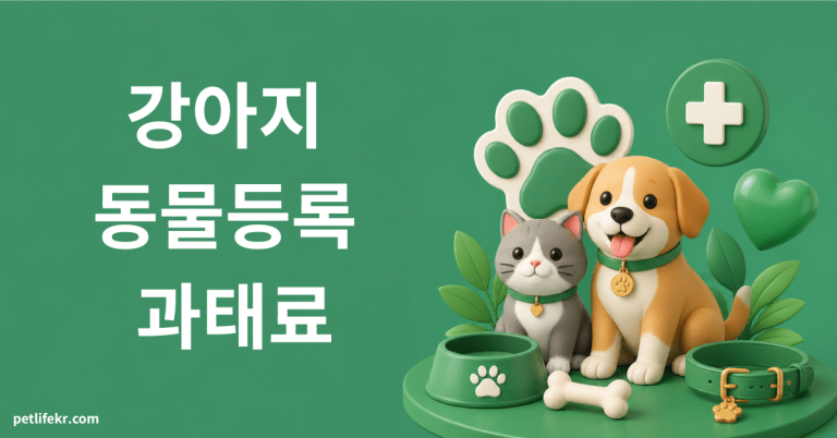 강아지 동물등록