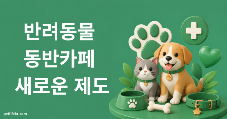 반려동물 동반 카페
