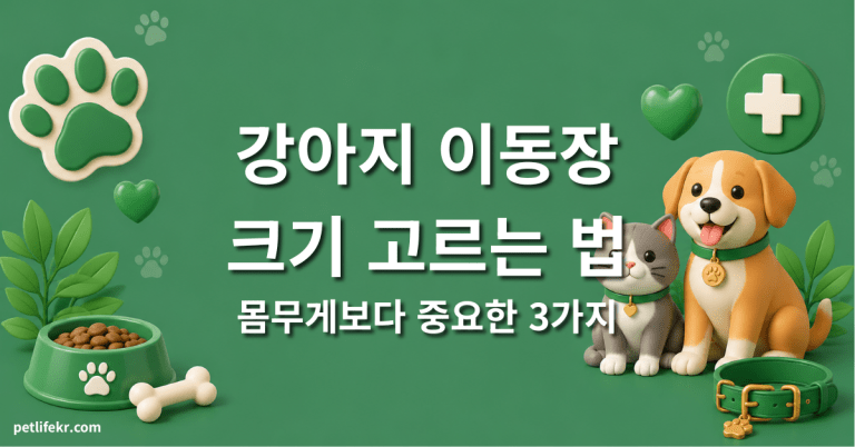 강아지 이동장 크기