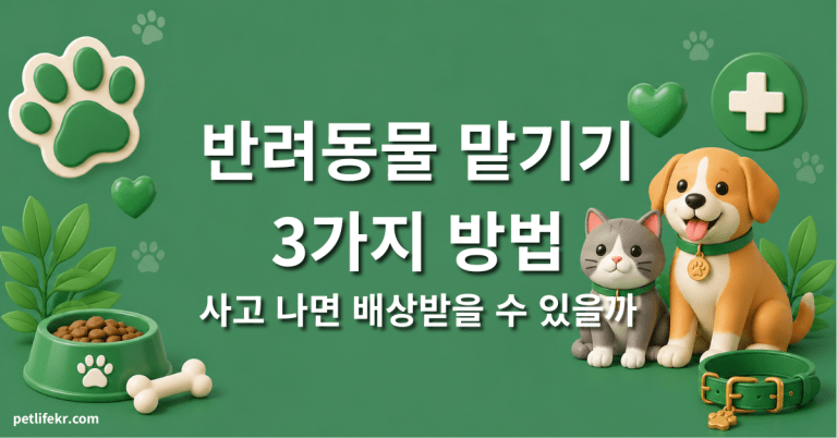 반려동물 맡기기